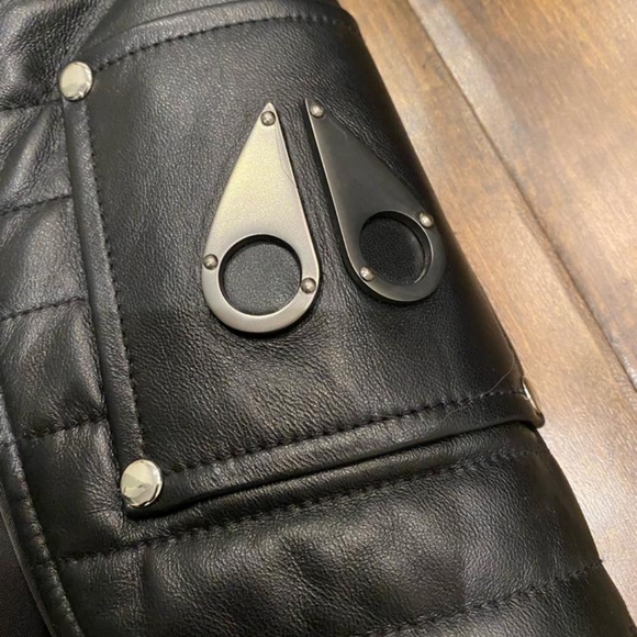 MOOSE KNUCKLES CASTELNEAU MOTO JACKET - Picture 4 of 6